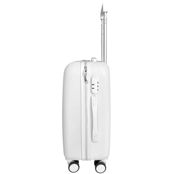 Βαλίτσα trolley 20″ off white ματ