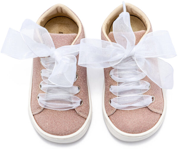 Sneaker απο Ύφασμα και Δέσιμο Κορδέλα BW4864 Ροζ Babywalker