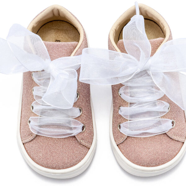 Sneaker απο Ύφασμα και Δέσιμο Κορδέλα BW4864 Ροζ Babywalker