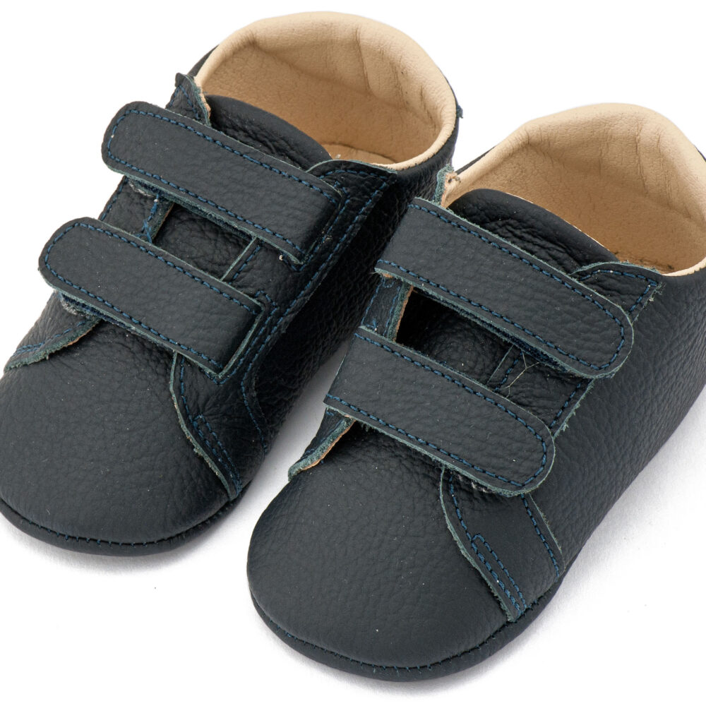 Δερμάτινο Σνικερ με Χρατς MI1136 Μπλε Babywalker