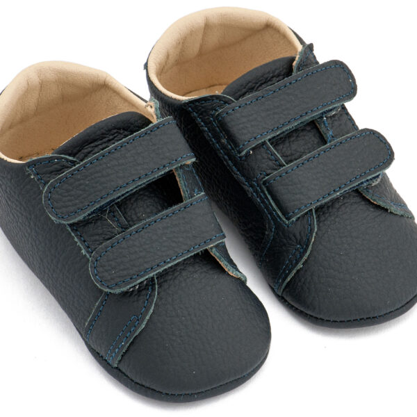 Δερμάτινο Σνικερ με Χρατς MI1136 Μπλε Babywalker