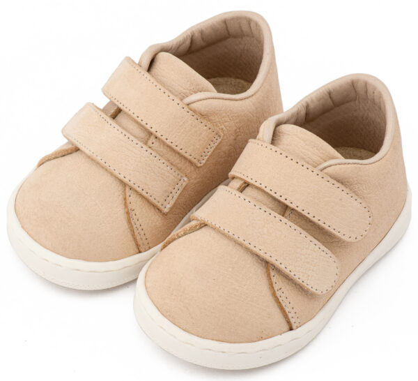 Sneakers Διπλή Μπαρέτα Χρατς PRI2090 Μπεζ Babywalker