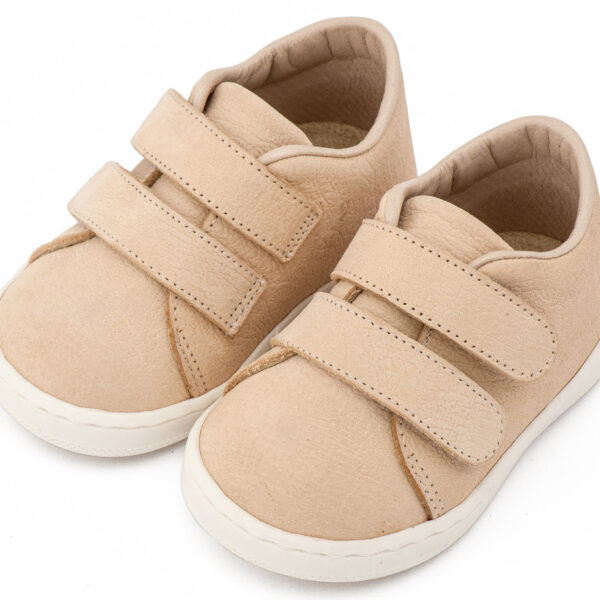 Sneakers Διπλή Μπαρέτα Χρατς PRI2090 Μπεζ Babywalker