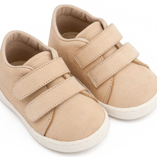Sneakers Διπλή Μπαρέτα Χρατς PRI2090 Μπεζ Babywalker