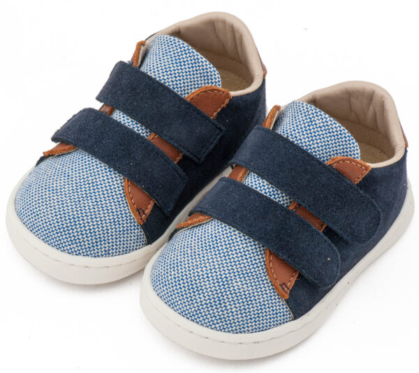 Sneakers Διπλή Μπαρέτα Χρατς PRI2104 Μπλε Ταμπά Babywalker