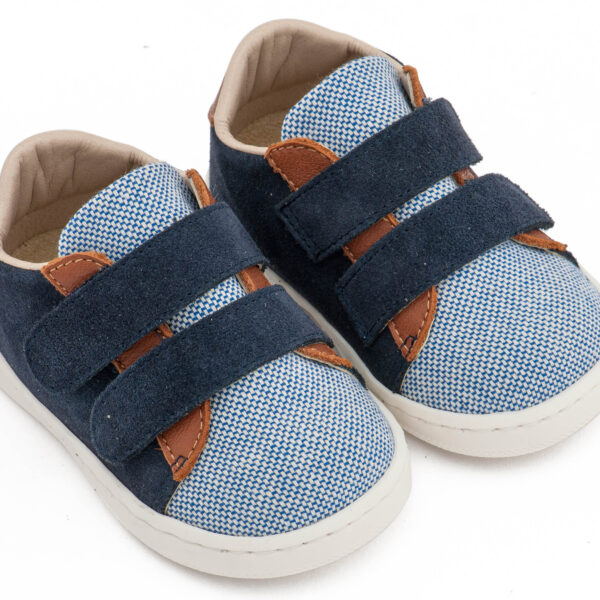 Sneakers Διπλή Μπαρέτα Χρατς PRI2104 Μπλε Ταμπά Babywalker