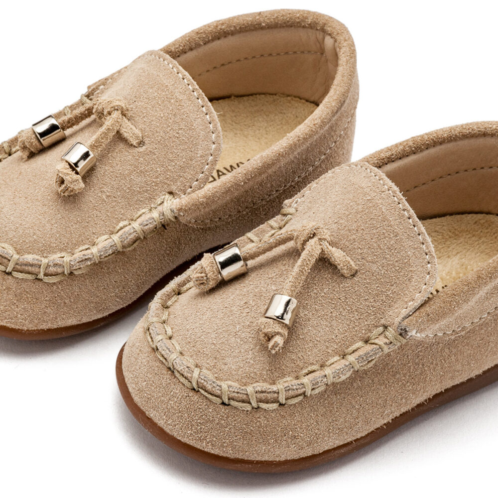 Καστόρινο Δετό Loafer PRI2121 Μπεζ Babywalker