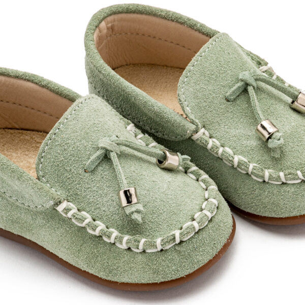 Καστόρινο Δετό Loafer PRI2121 Μέντα Babywalker