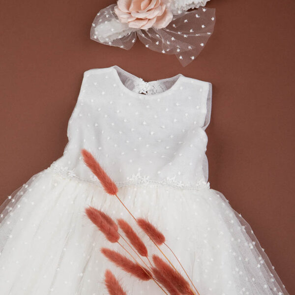 9820-olivia-01.jpg Βαπτιστικό Φόρεμα Bambolino Olivia 9820