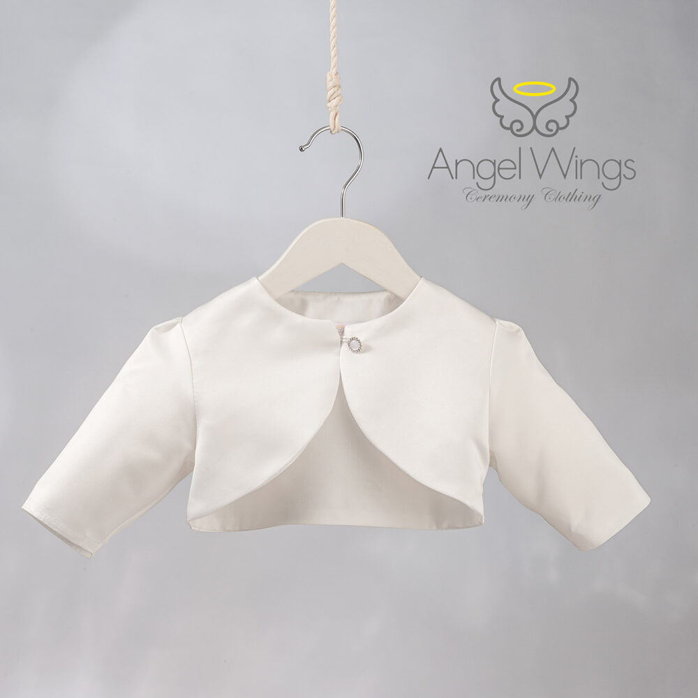 Angelwings_281_1-2.jpg Βαπτιστικό Μπολερό Angel Wings Rasmir 281 Off White