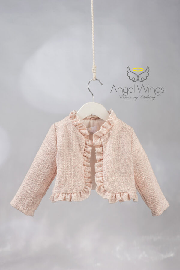 Βαπτιστικό Μπολερό Angel Wings Chanel 328 Dusty Pink