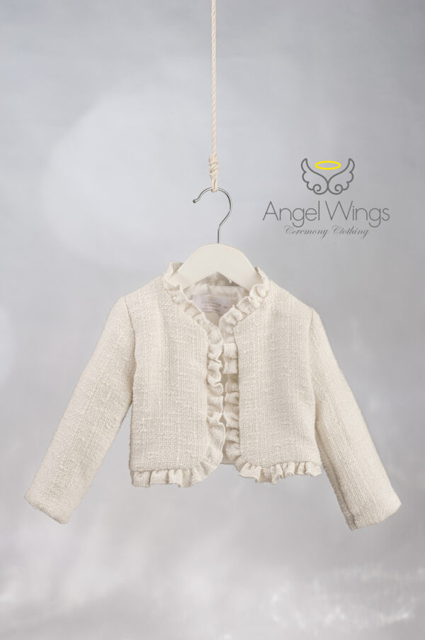 Angelwings_328_2.jpg Βαπτιστικό Μπολερό Angel Wings Chanel 328 Off White