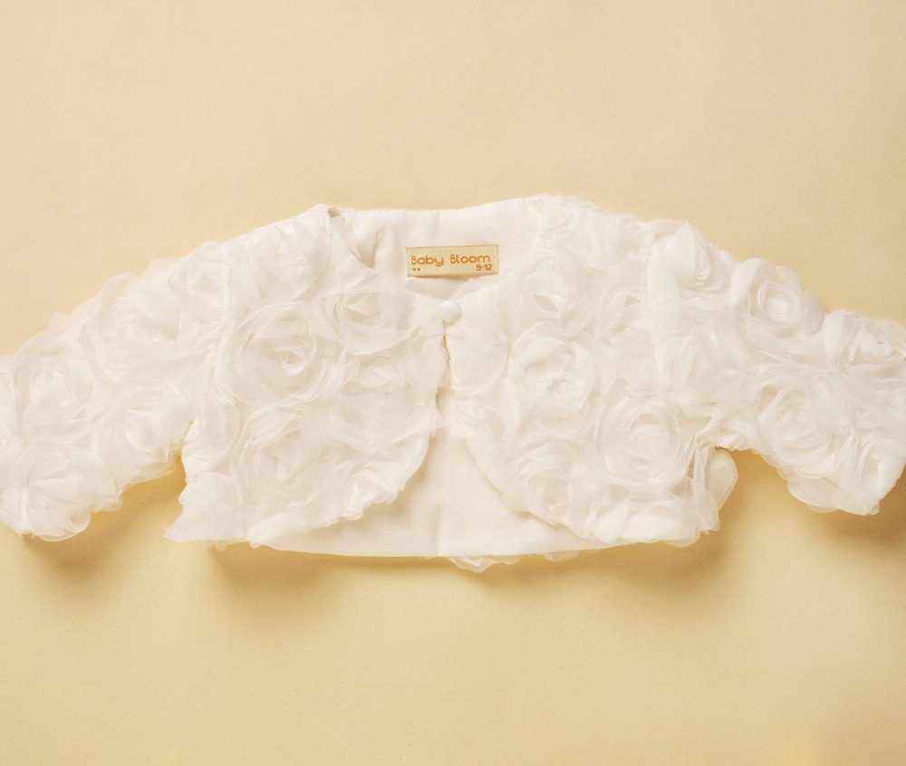 z26.01.2580.jpg Ζακετάκι Μπολερό Βάπτισης Baby Bloom Z26.01.2580