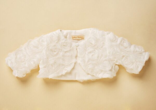 z26.01.2580.jpg Ζακετάκι Μπολερό Βάπτισης Baby Bloom Z26.01.2580
